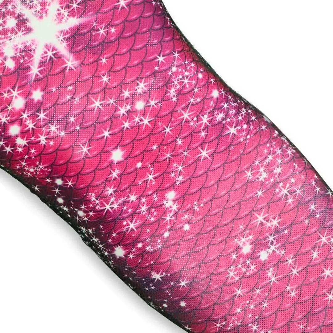 Maillot de bain une pièce sirène rose passion - Noir/Rose 7/7