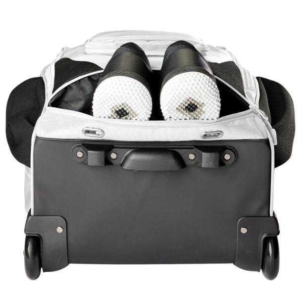 Evoshield WB577690 Takeover Utility Wheeled Bag Color White Baseball/Softball 5/7
