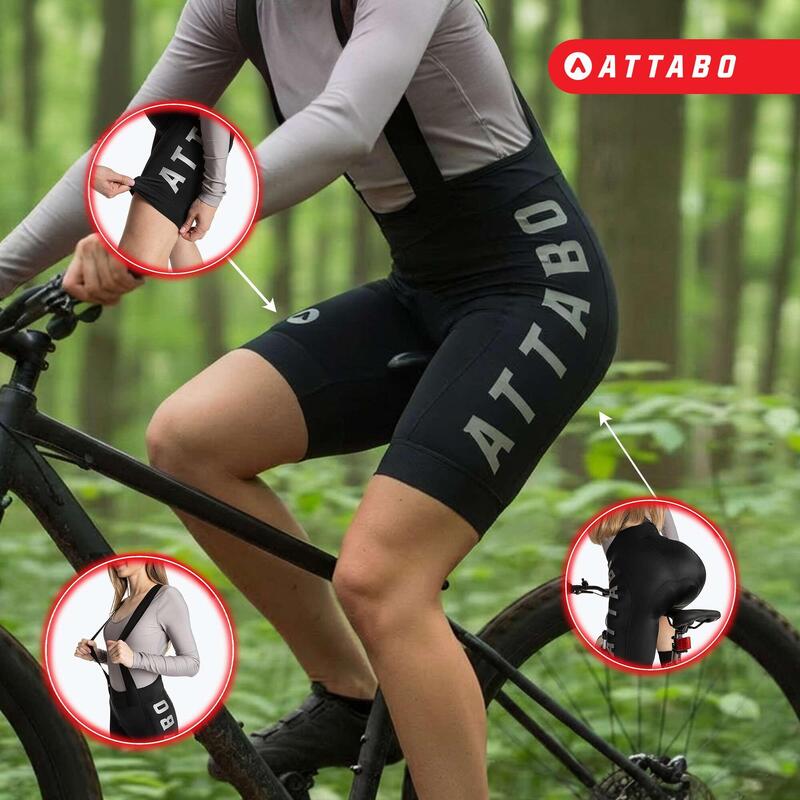 Pantaloni scurți pentru ciclism pentru femei ATTABO Kirun WMNS