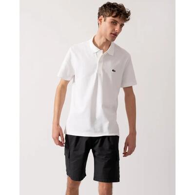 Polo Lacoste Regular Fit Cotone Bianco 2025