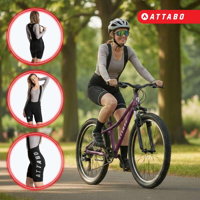 Pantaloni scurți pentru ciclism pentru femei ATTABO Kirun WMNS