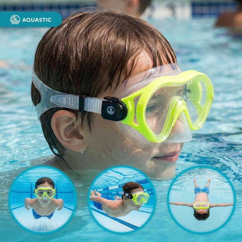 Mască de snorkeling pentru copii AQUASTIC Minke