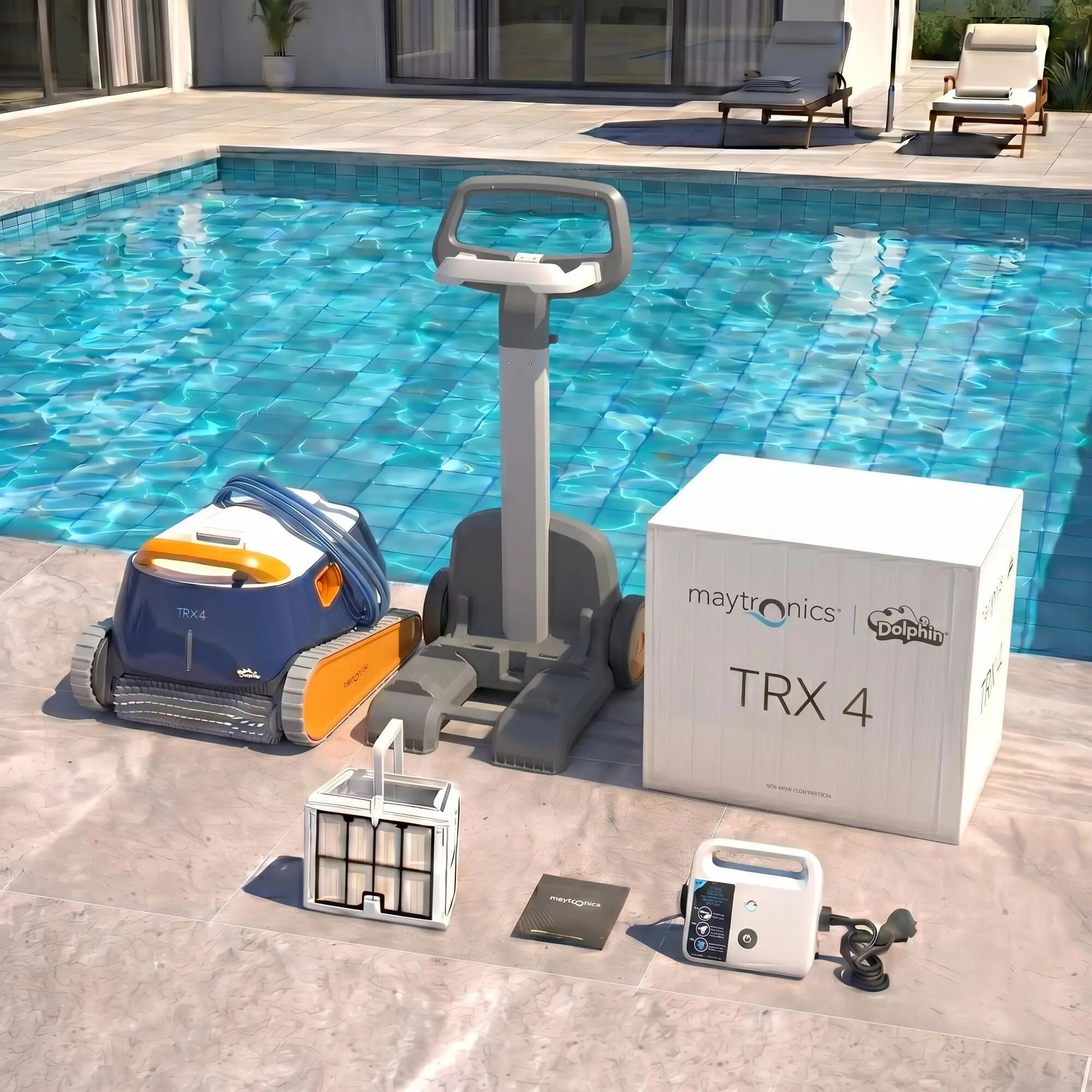 Robot limpiafondos piscina TRX4 Dolphin APP 3 en 1  programable 5/10