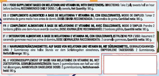 Prolonged release melatonin - 60 gummies Framboesa da LifePRO 2/4