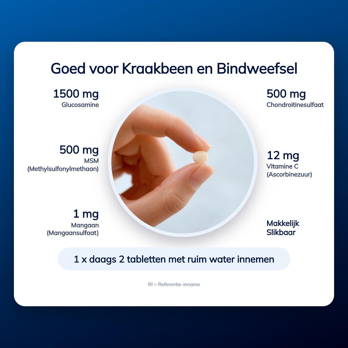 Lucovitaal Glucosamine Chondroïtine MSM 100 tabletten 3/5
