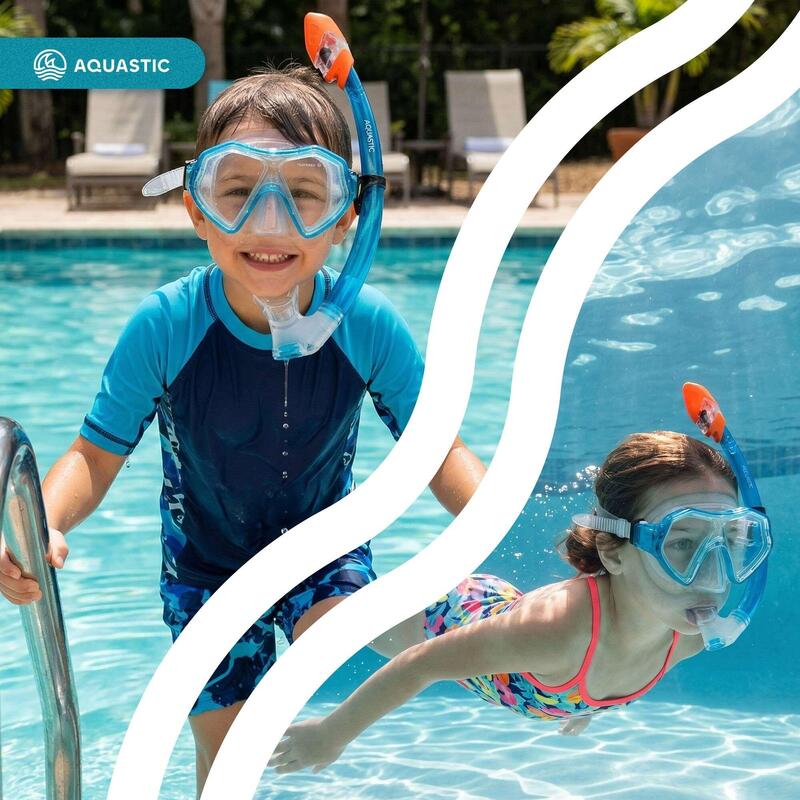Set de snorkeling pentru copii AQUASTIC Shelly