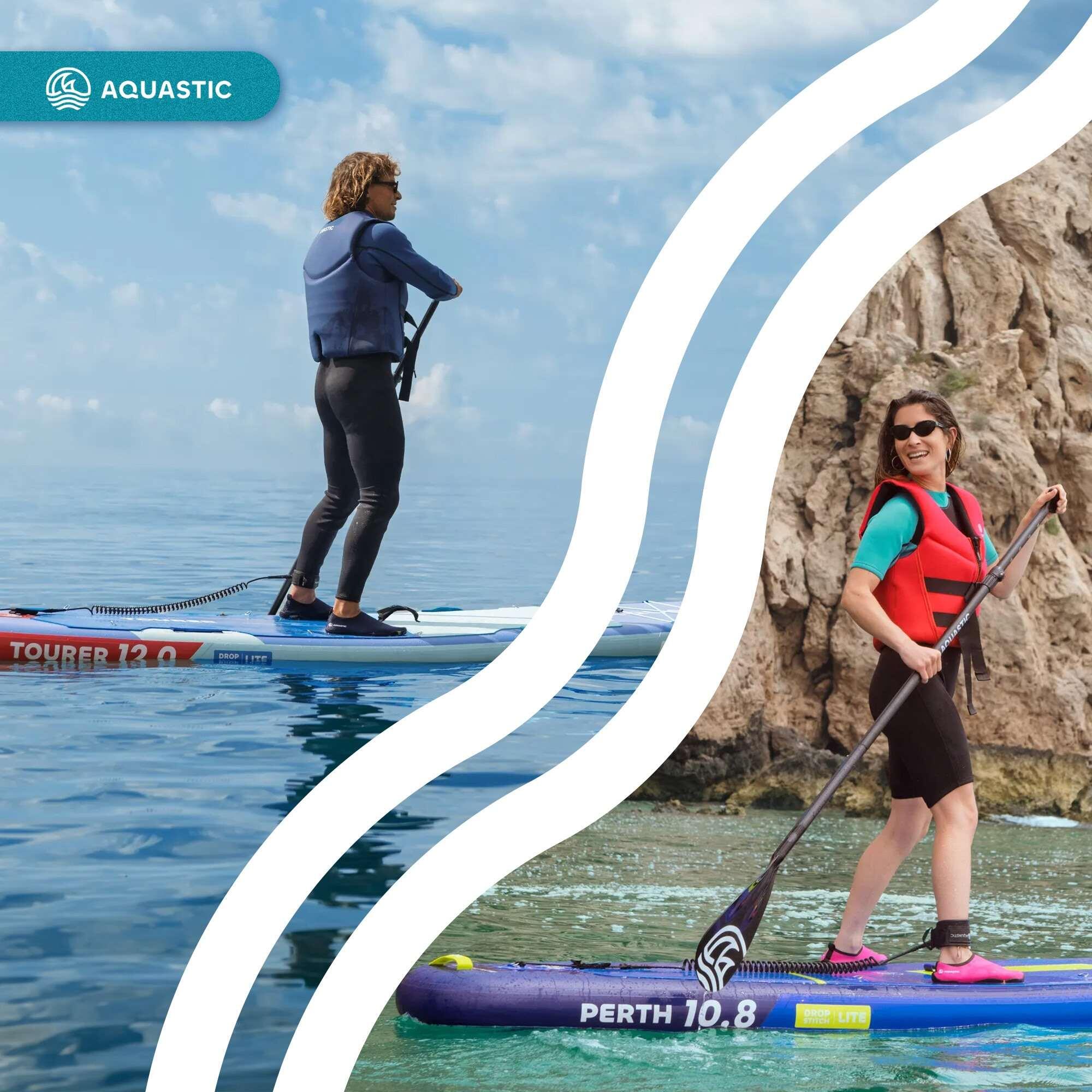 3-teiliges SUP-Paddel AQUASTIC SUP Fiber + Carbon 8/8