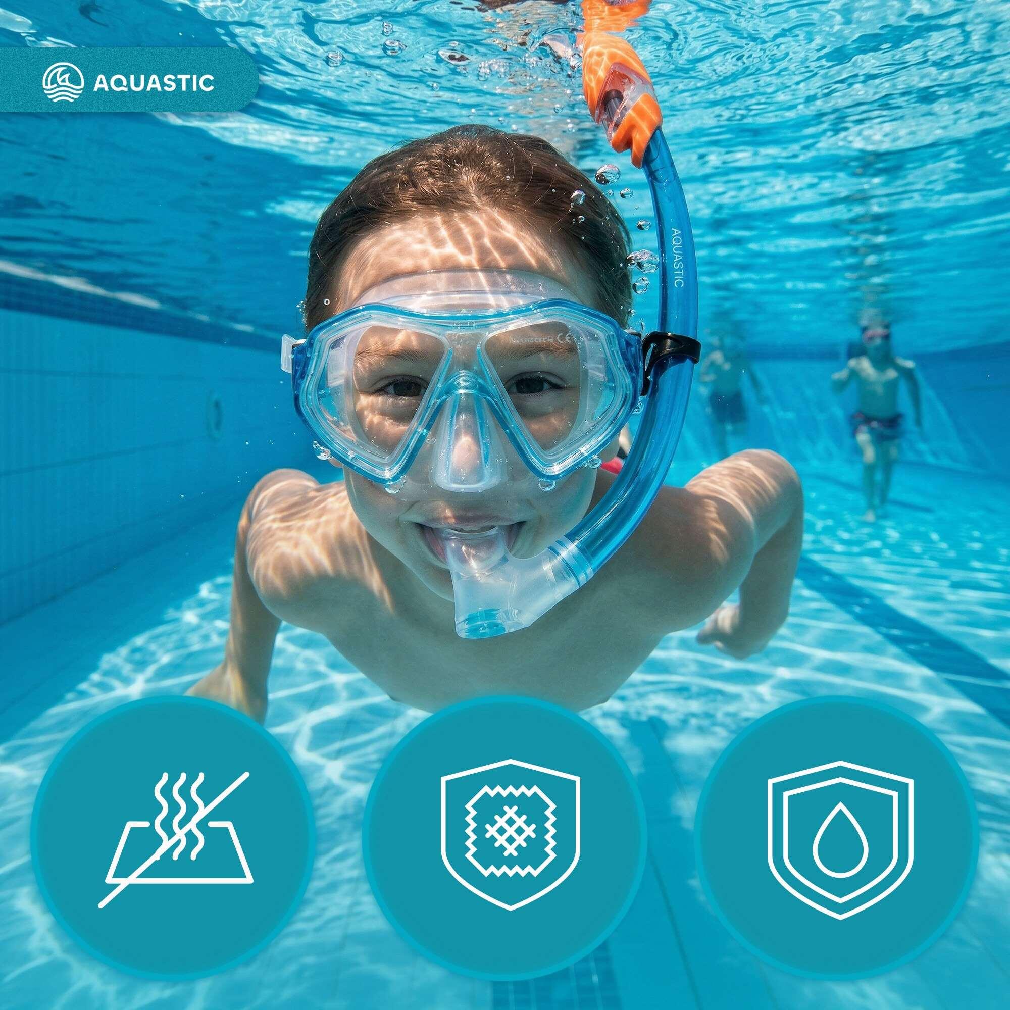 AQUASTIC Shelly kindersnorkelset 6/8
