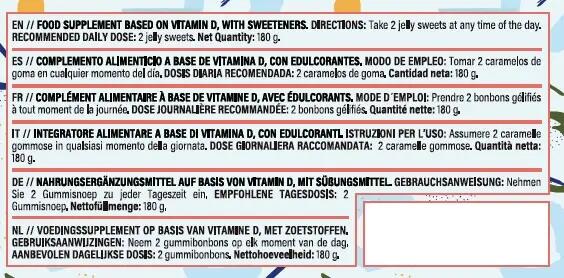 LIFE PRO CHEWY VITAMIN D3 60 GUMMIES - Vitamina D3 y Defensas 2/4
