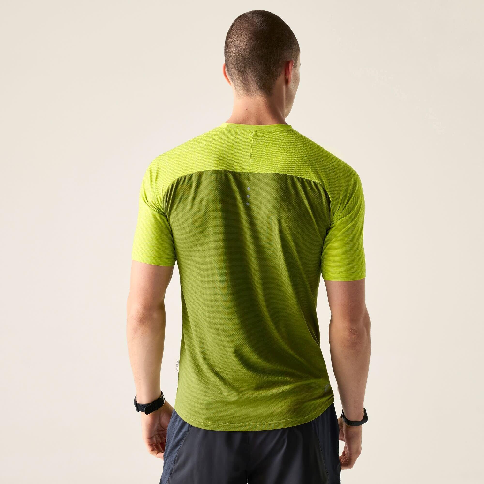 T-shirt - Training - Heren - Power Up - Verkoelend, Ademend - Lime green 7/7