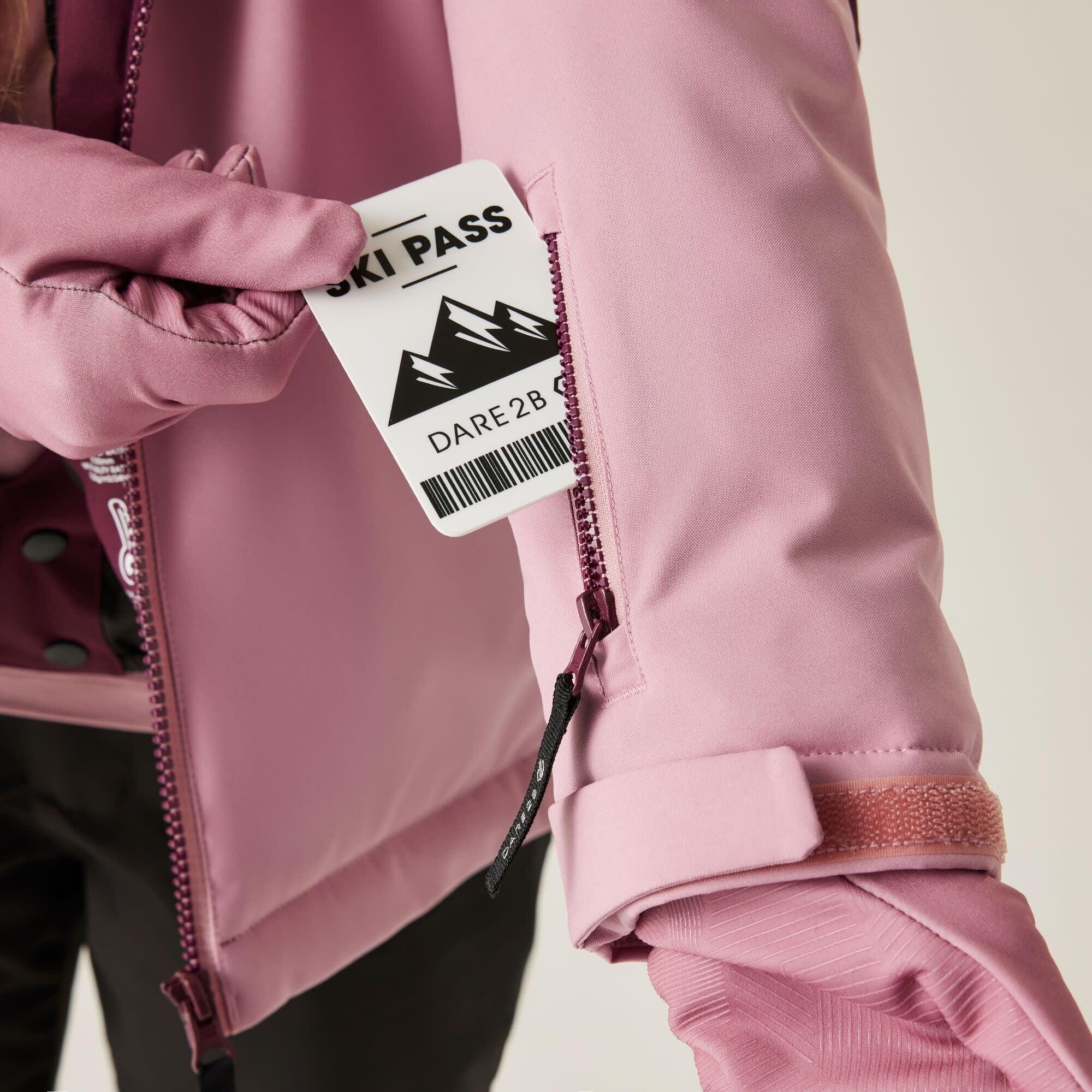 Veste randonnée enfant Snow Basher JK - violet 7/8