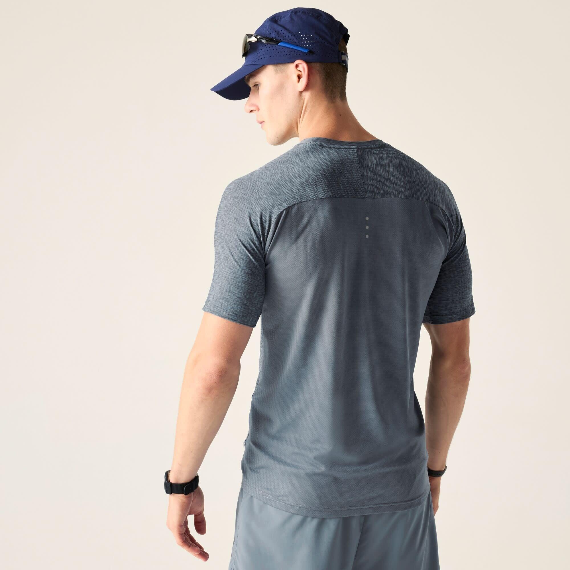T-shirt - training - Heren - Power Up - lichtgewicht, ademend - charcoal grey 8/8