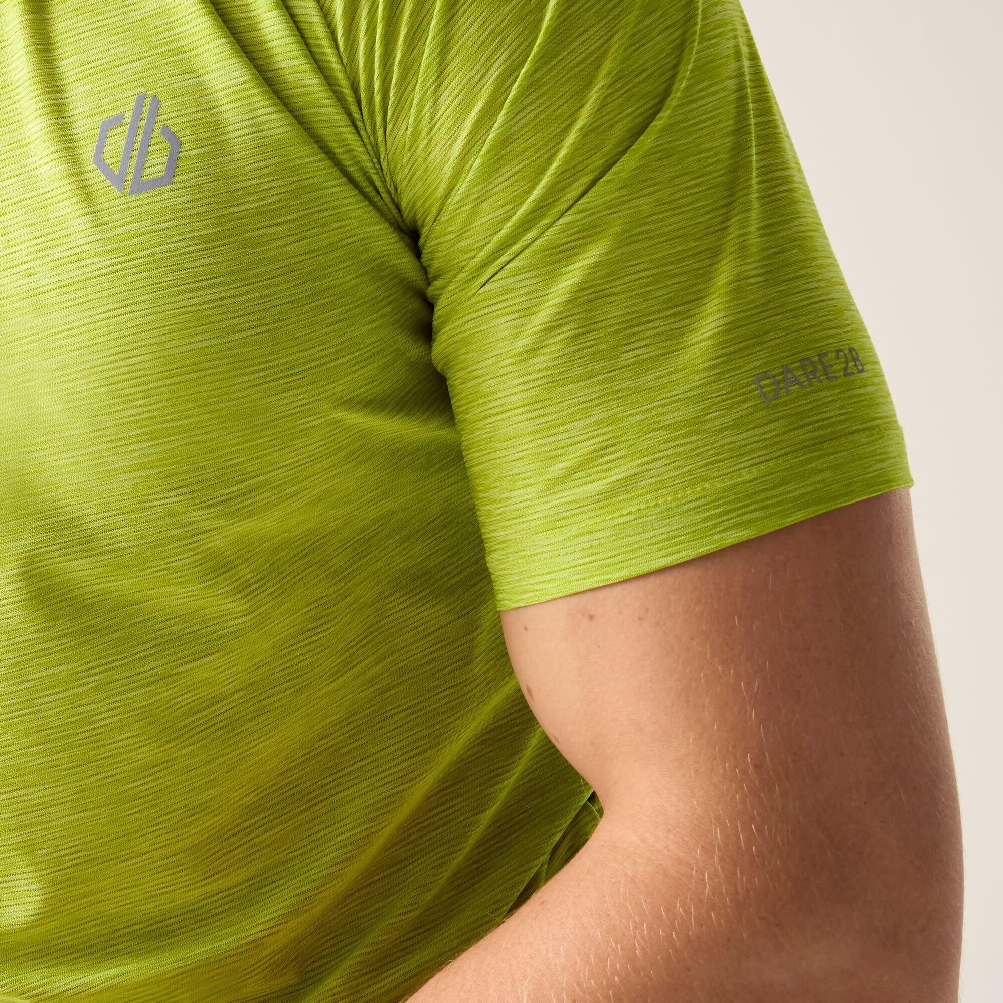 T-shirt - Training - Heren - Power Up - Verkoelend, Ademend - Lime green 4/7