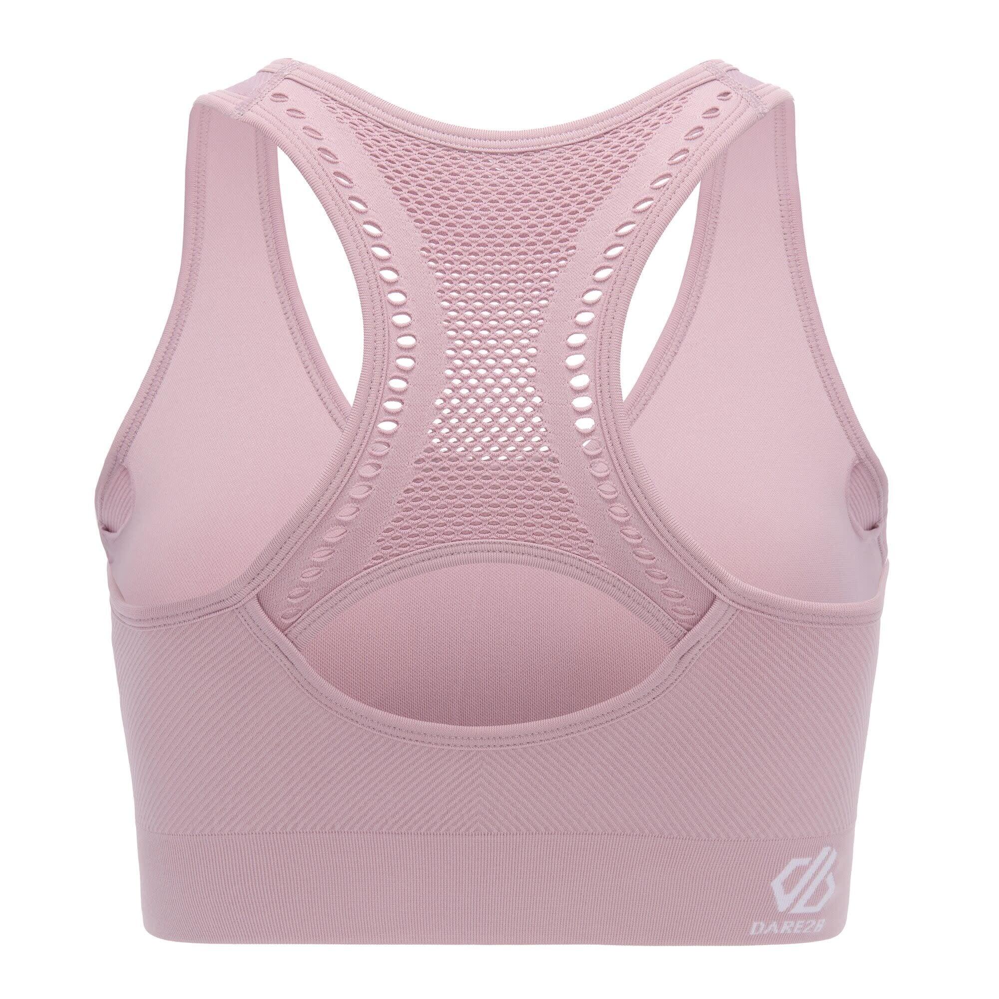 Sujetador deportivo - mujer - soporte medio - react bra - mauve shadow 6/7