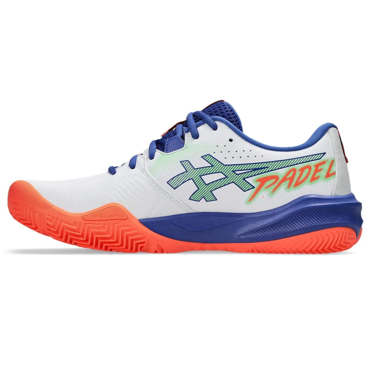 Chaussures - padel - gel challenger 15 - white/vividcoral 7/8