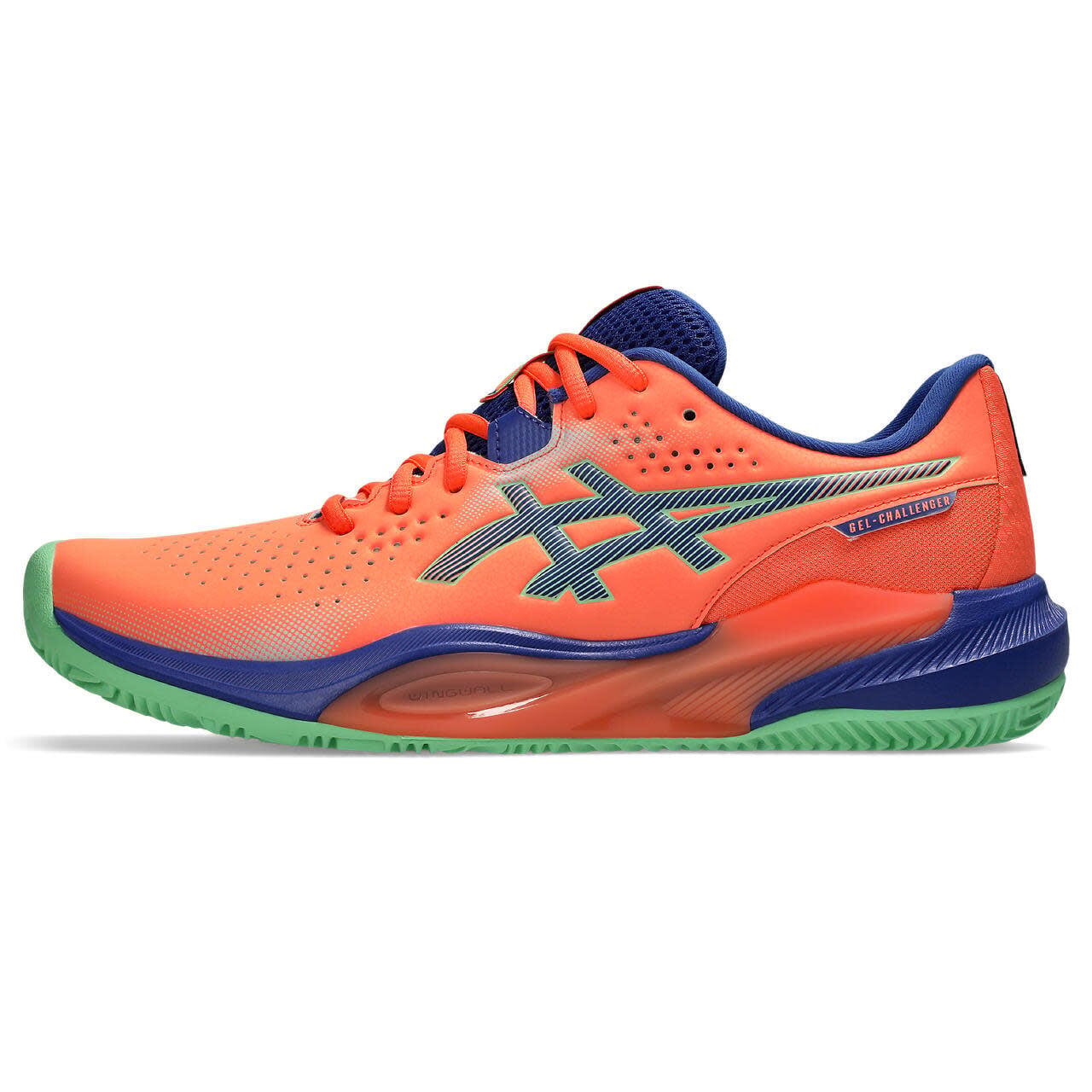 Scarpe padel uomo - gel challenger 15 - corallo vivido/cobalto 7/7
