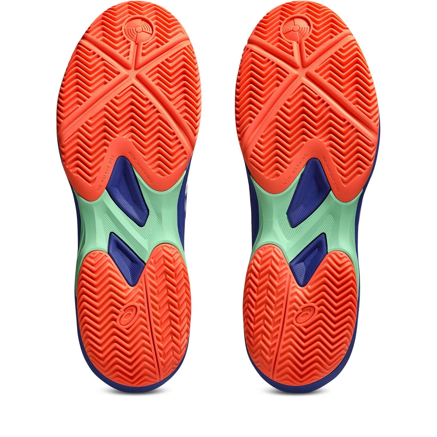 Herren - padel - schuhe - leicht, atmungsaktiv - weiß/coral 6/7