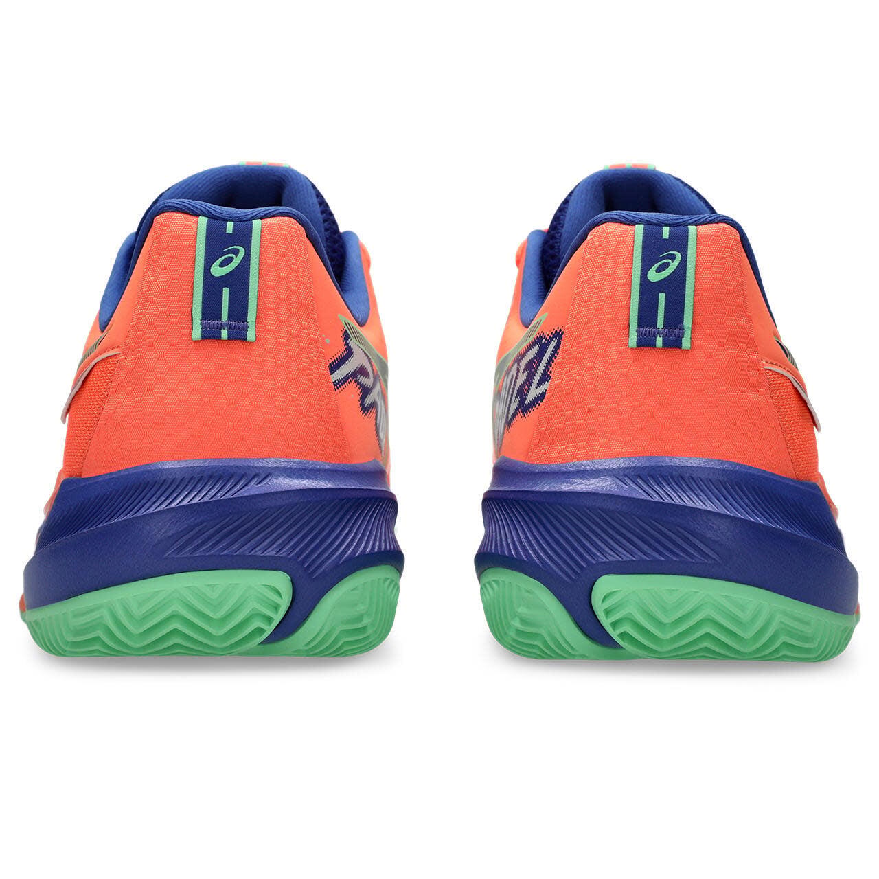 Scarpe padel uomo - gel challenger 15 - corallo vivido/cobalto 5/7