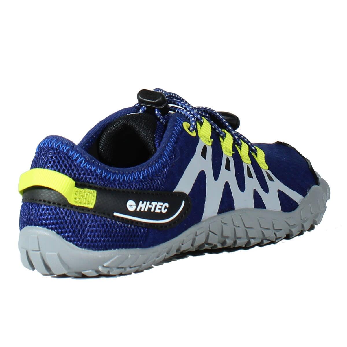 Calçado outdoor - criança - barefoot - abyss jr - marino/lima 4/7