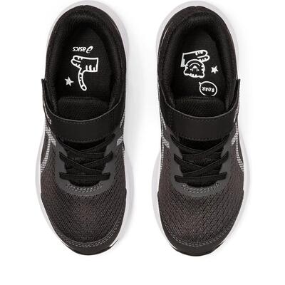 Scarpe da ginnastica in grigio grafite e bianco con tacco da 5 cm per bambini