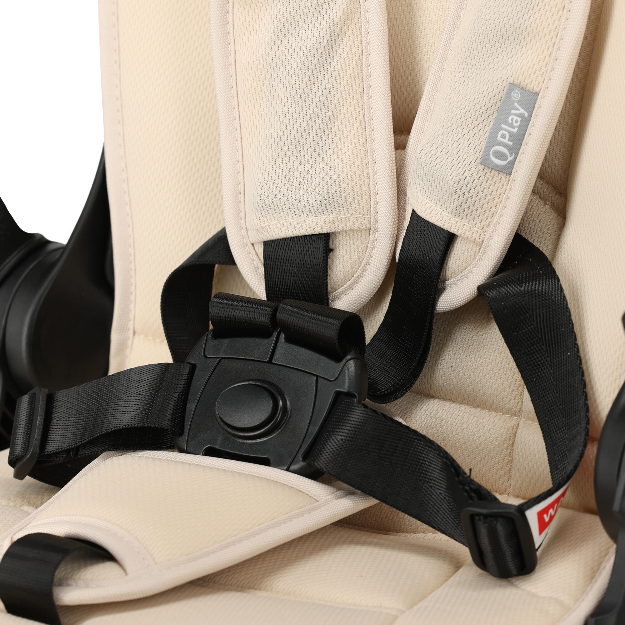 Triciclo Qplay Nova Max con Maniglione di Spinta - Triciclo 5 in 1 - Beige 7/10