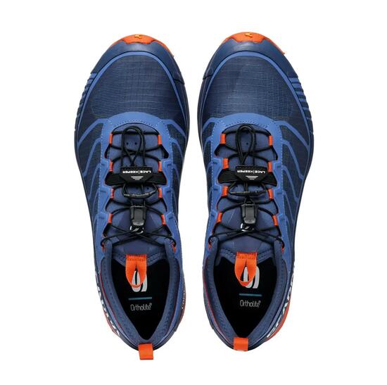 Chaussure de trail SCARPA Ribelle Run GTX - imperméable, bleu/orange épicé
