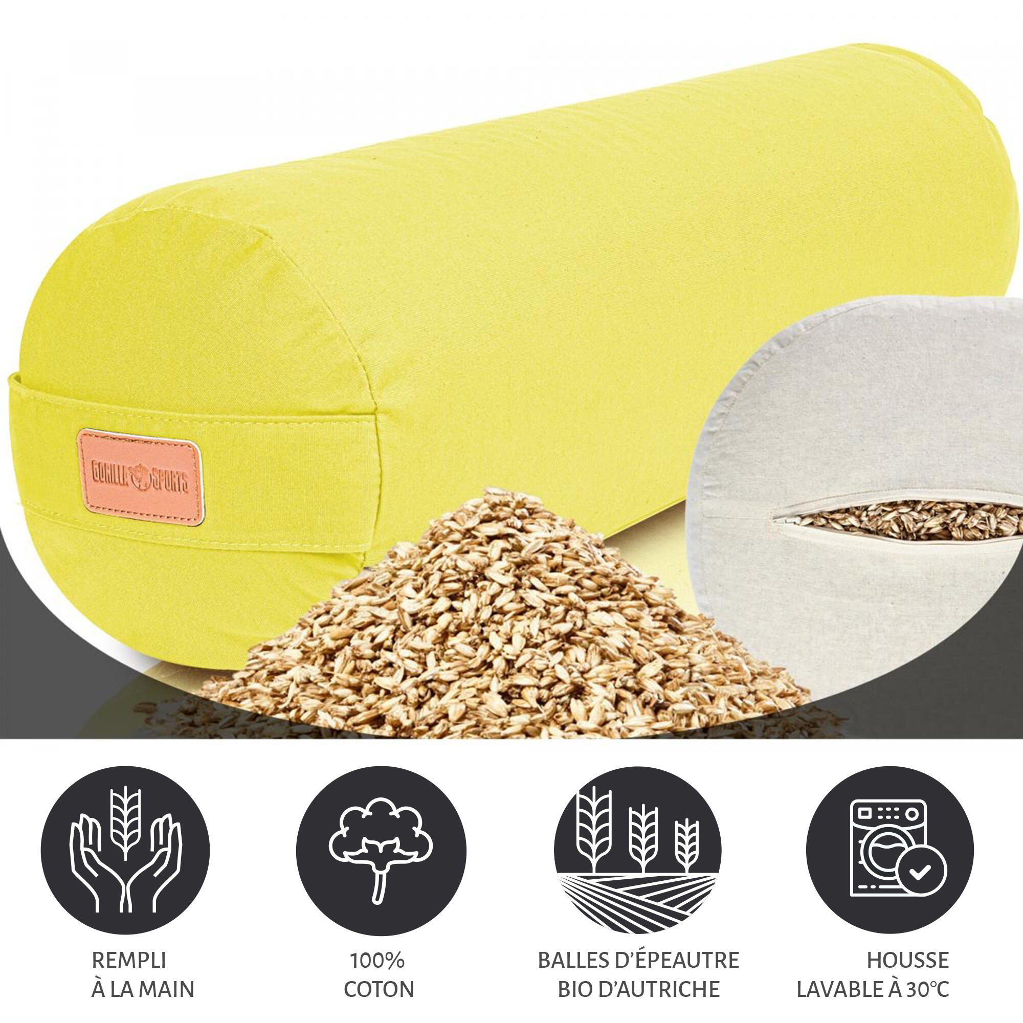 Yoga Bolster in verschiedenen Farben 4/7