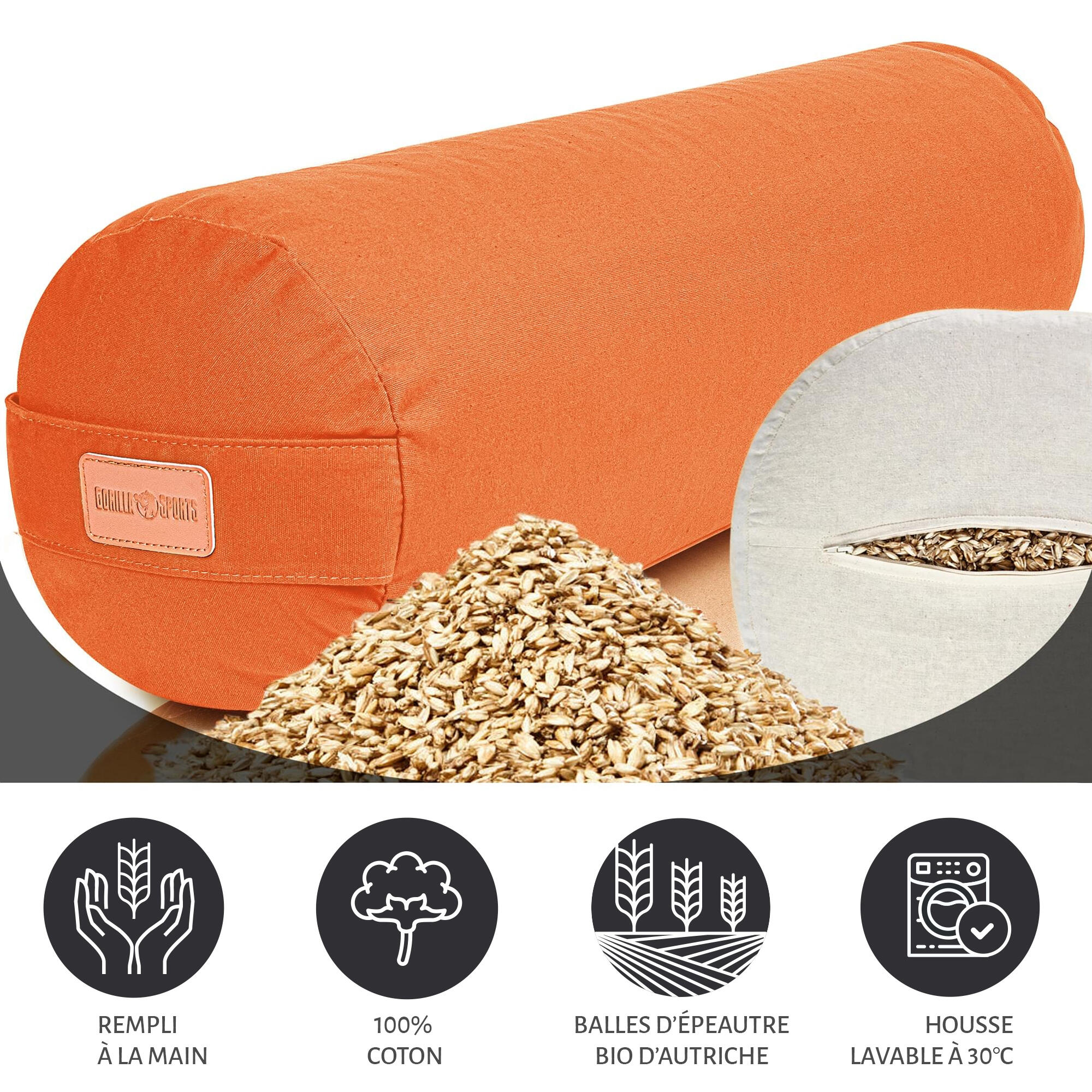Yoga Bolster in verschiedenen Farben 4/7