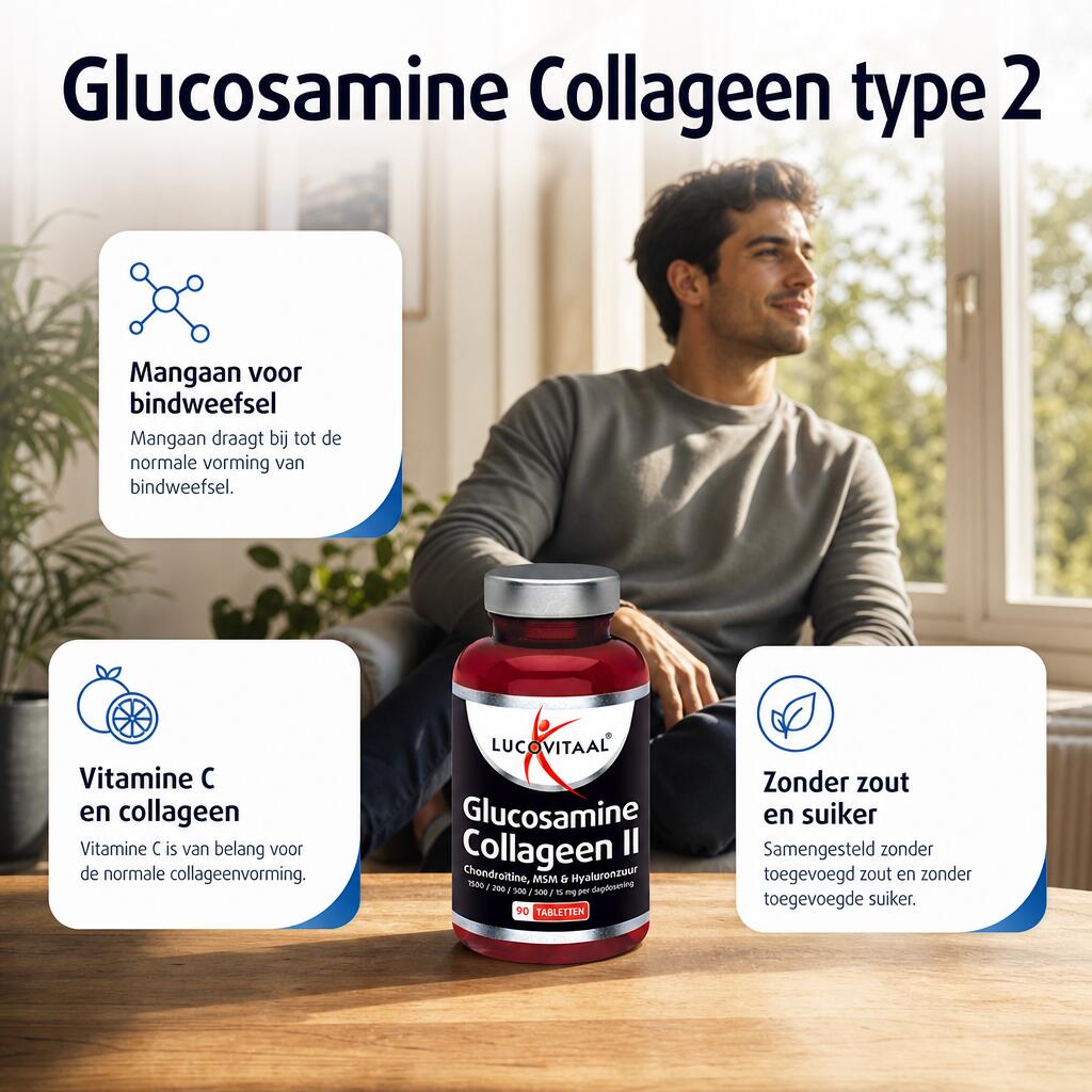Lucovitaal Glucosamine Collageen type 2 2/5