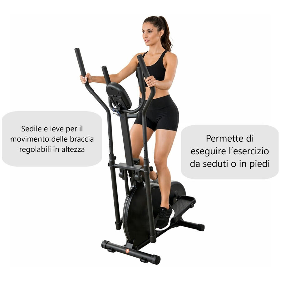 Yelloo - ORB2600S ELLITTICA Cyclette Fitness Palestra in casa allenamento 2/11