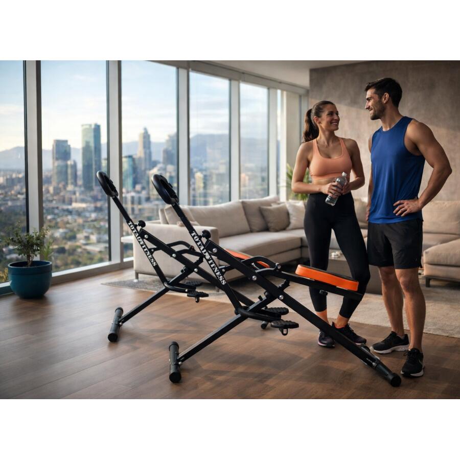 Yelloo - AB7700 TOTAL FITNESS Body CRUNCH Gambe braccia allenamento 2/13