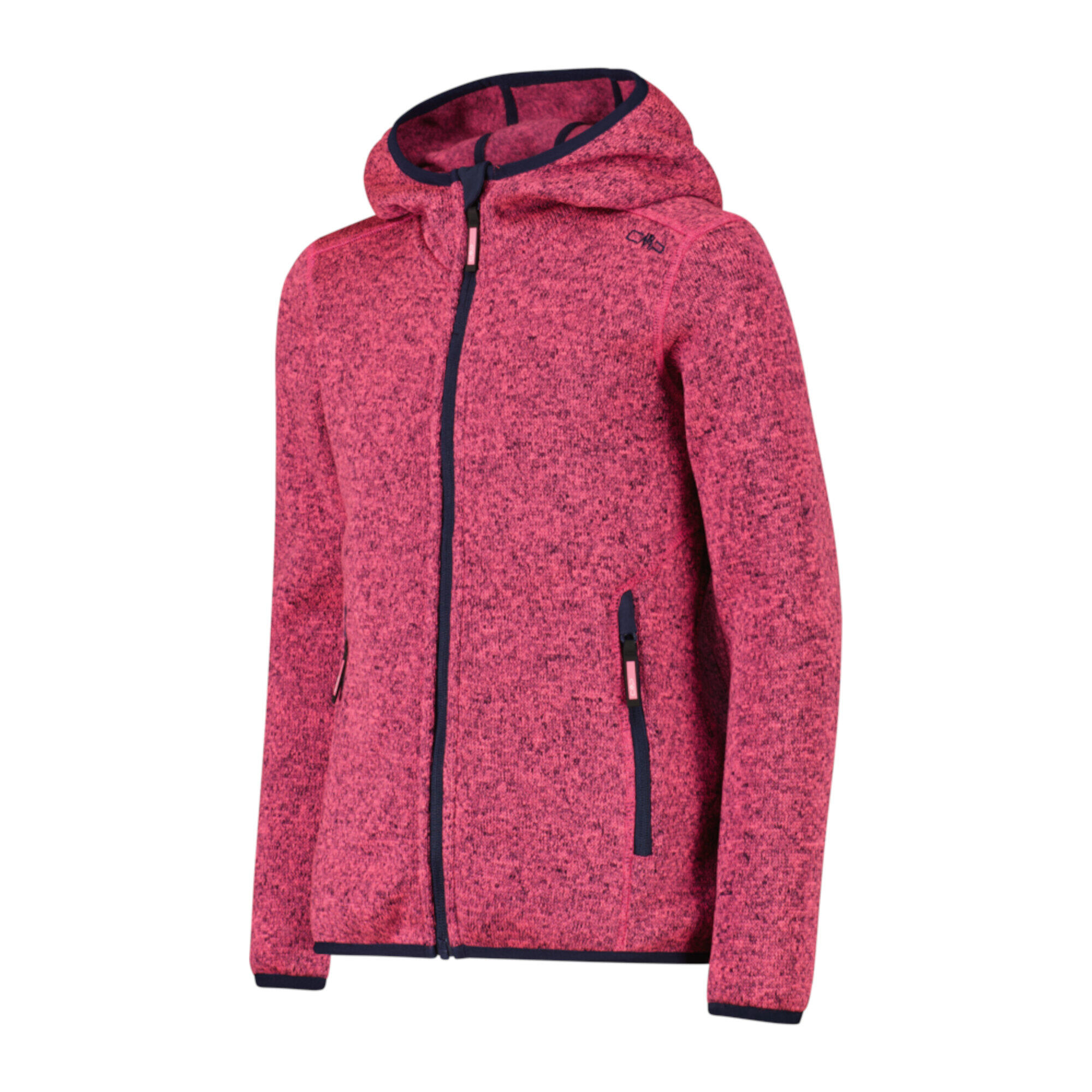 CMP Mädchen Fleece Jacke Fix Hood 3H19825 3/3