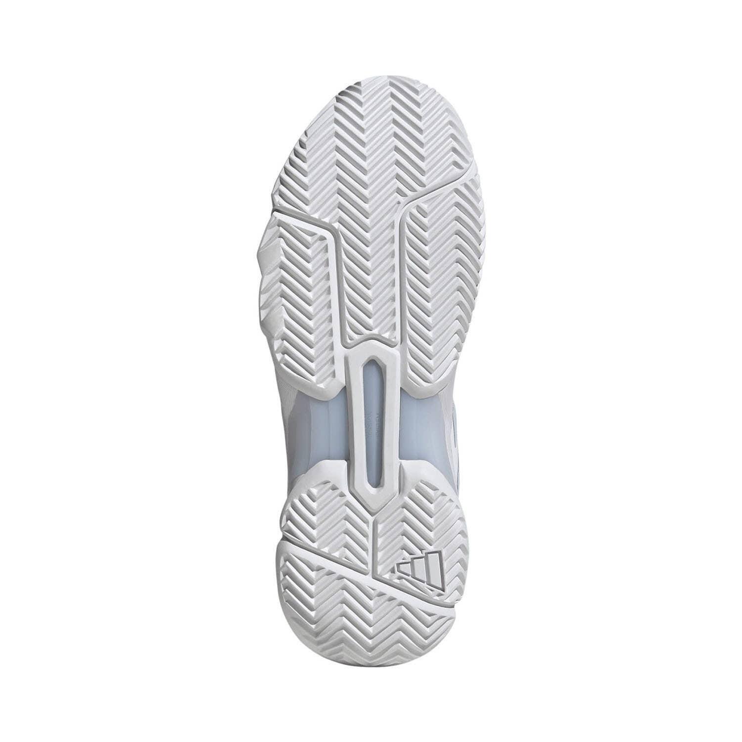 Adidas Courtjam Contrôle 3 Blanc/bleu Femme Ki0791 6/6