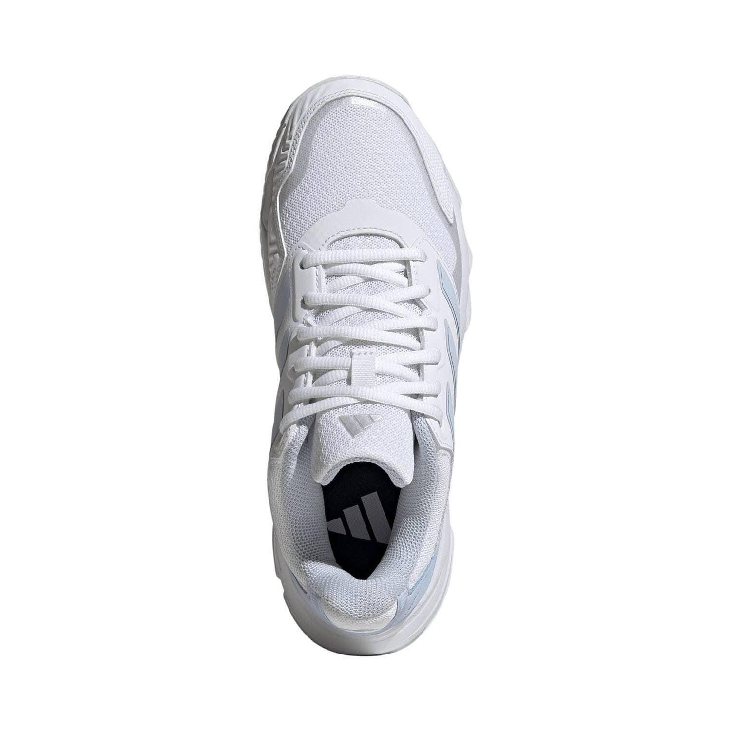Adidas Courtjam Contrôle 3 Blanc/bleu Femme Ki0791 5/6