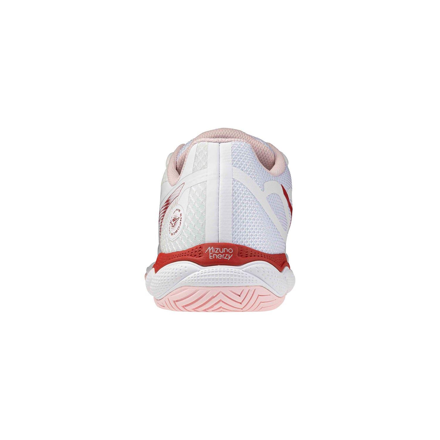 Mizuno Wave Enforce All Court Bianco/rosa 61ga2433 2/5