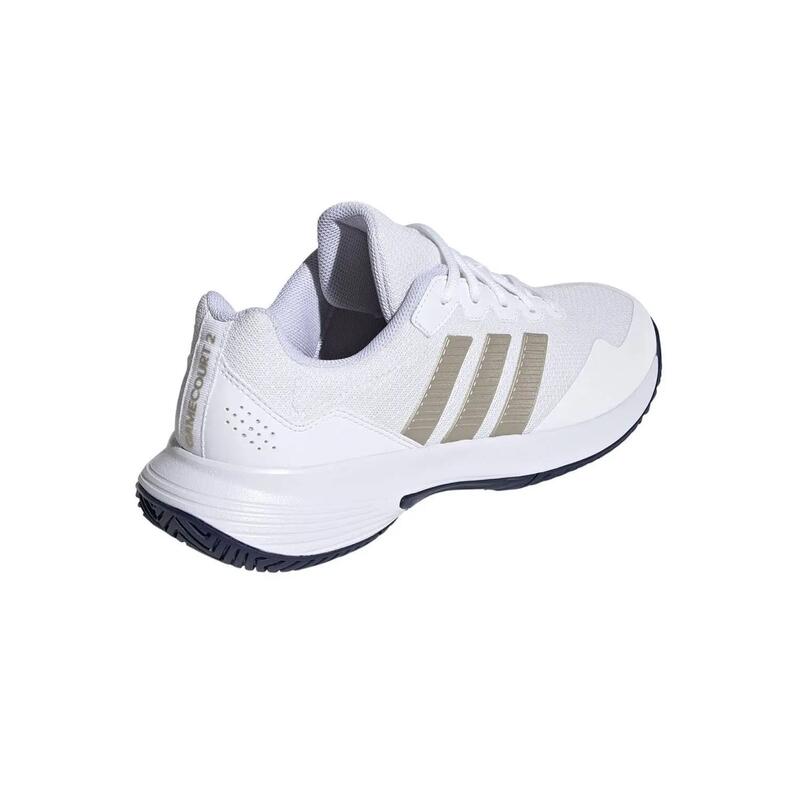 Adidas Gamecourt 2 Blanco/plata Ki0782