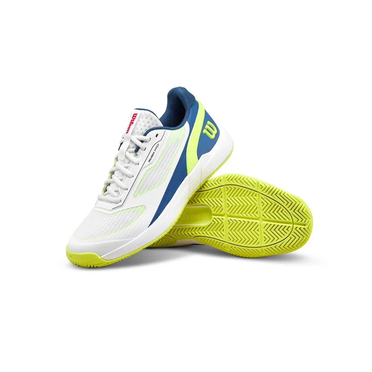 Wilson Rush Pro 5 Blanco/azul/flúor Wrs339740 6/6