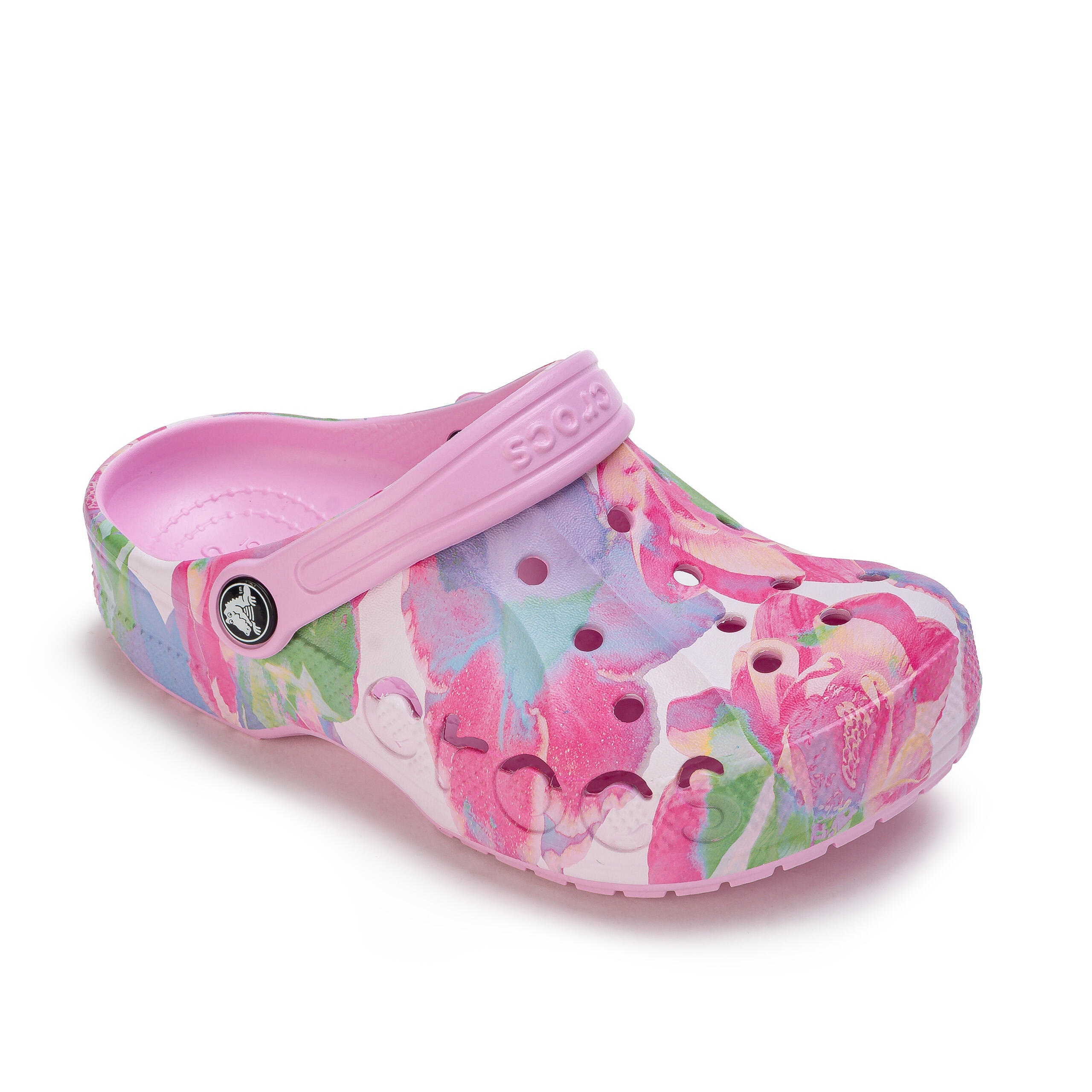Klapki chodaki dziecięce Crocs BAYA SEASONAL PRINTED CG K 5/6