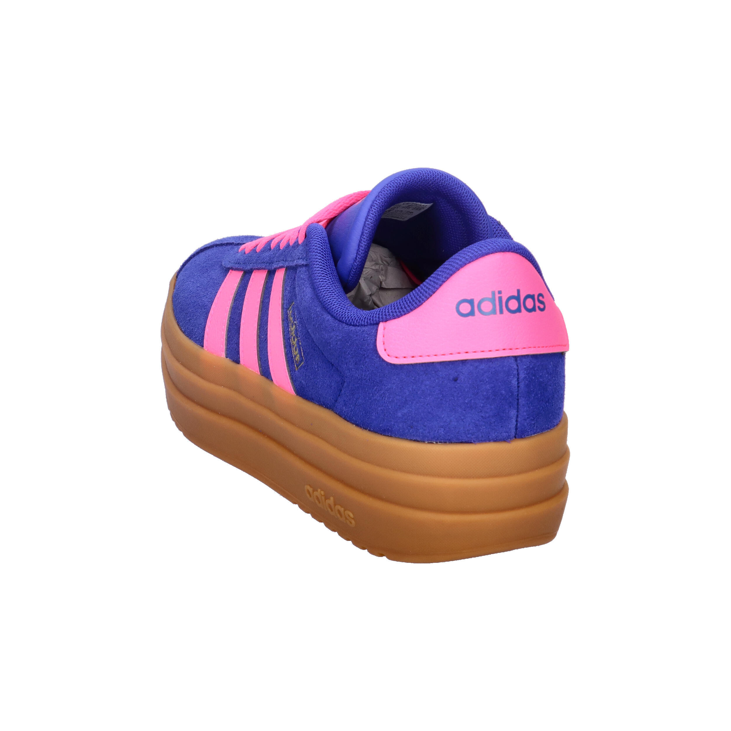 Adidas Damen VL COURT BOLD Plateau Sneaker Frauen Schuh KH9462 Blue/Pink 11/14