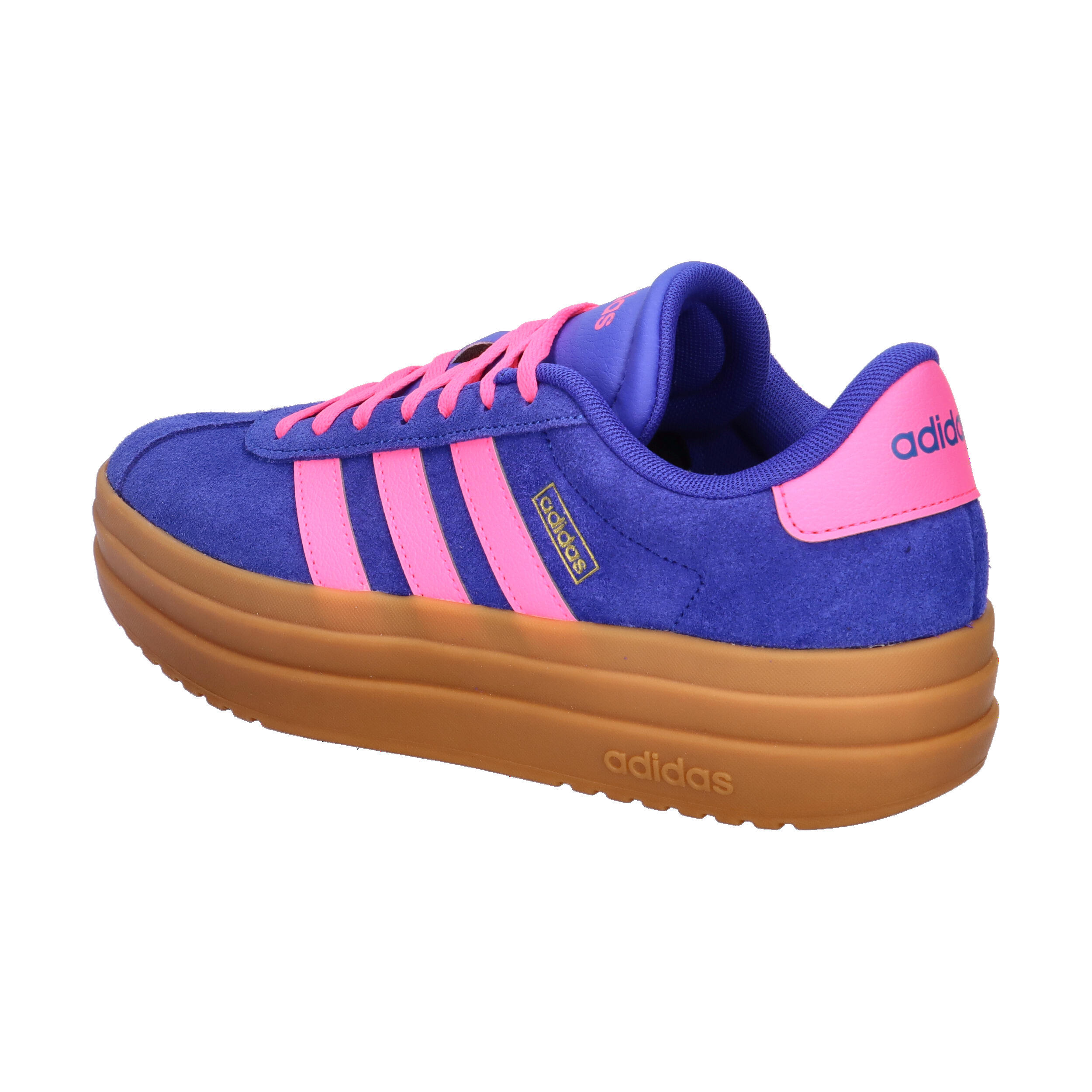 Adidas Damen VL COURT BOLD Plateau Sneaker Frauen Schuh KH9462 Blue/Pink 10/14