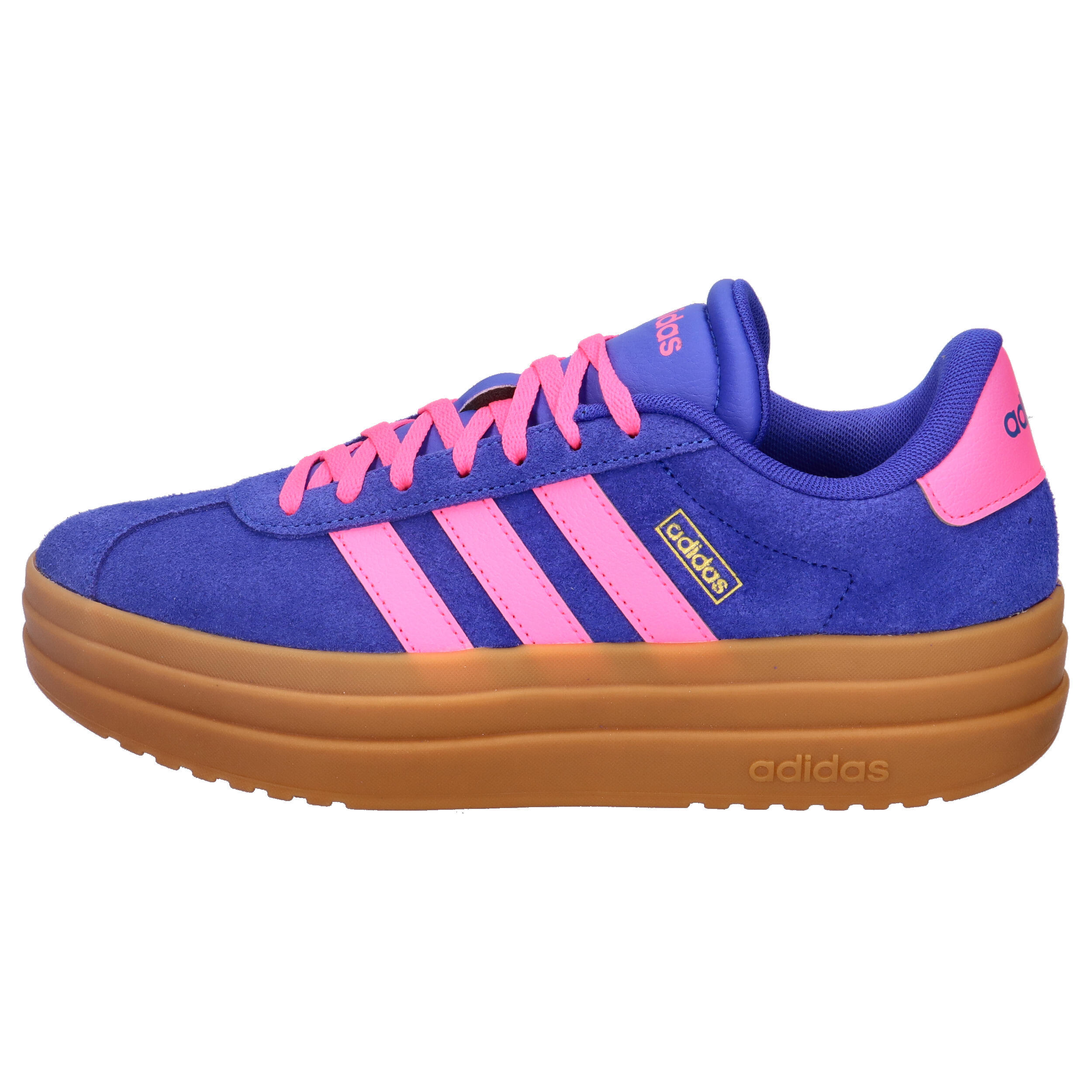 Adidas Damen VL COURT BOLD Plateau Sneaker Frauen Schuh KH9462 Blue/Pink 9/14