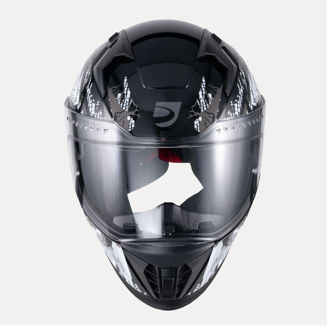 MOTOBLOUZ Casque Intégral EROS BEAST Black | ECE 22.06 5/7