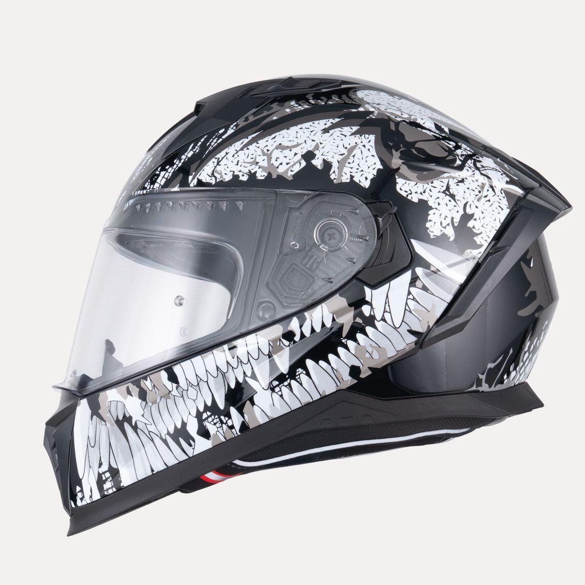 MOTOBLOUZ Casque Intégral EROS BEAST Black | ECE 22.06 2/7