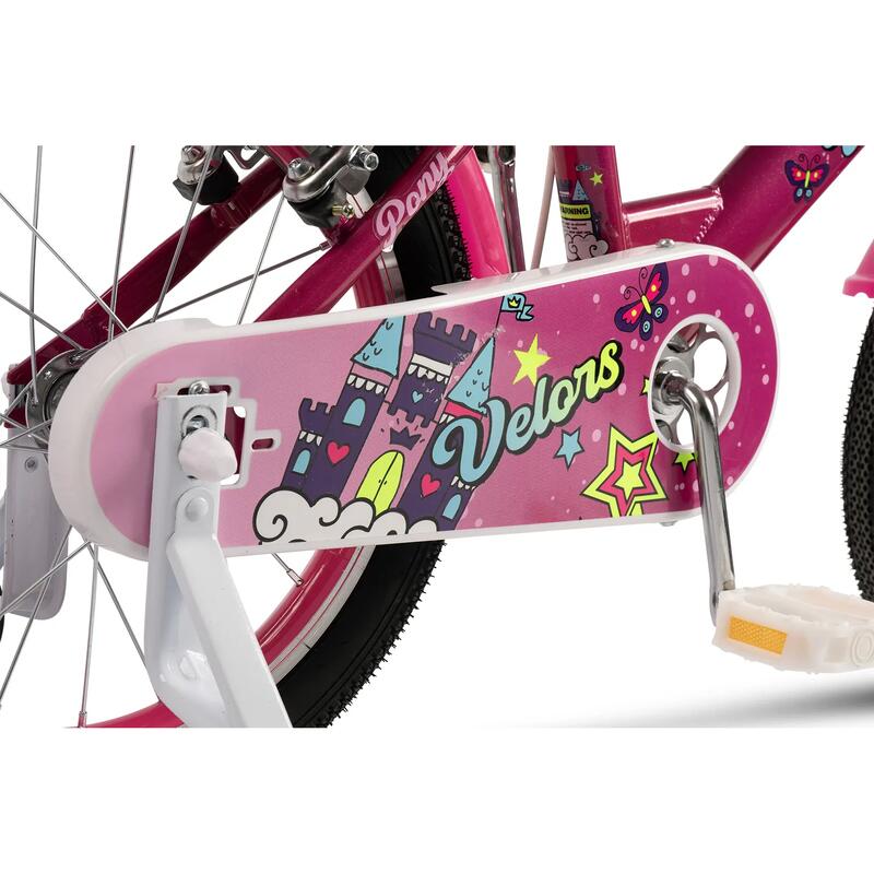 Bicicletă Copii Pony, Fucsia/Roz