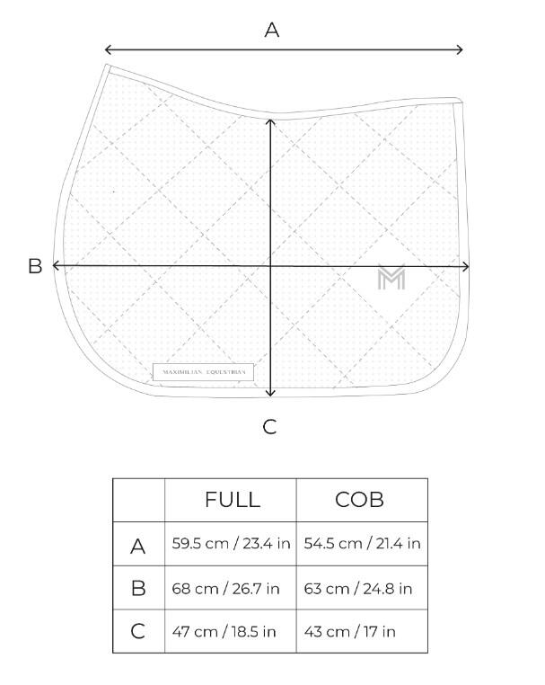 Mantilla Salto Equitación Maximilian Aeris Topo Suave 7/7