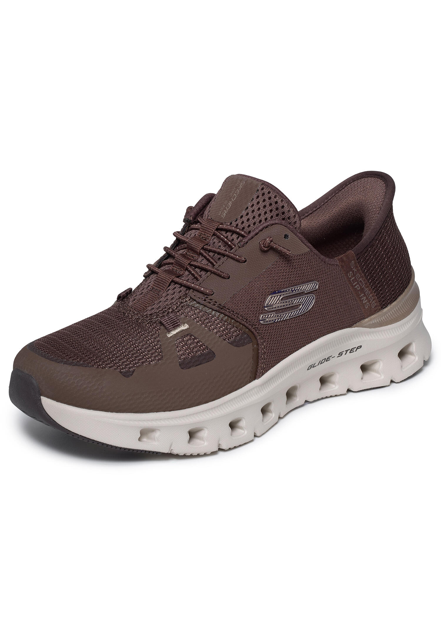 Buty SKECHERS GLIDE-STEP PRO RADIANT STRI Brązowy