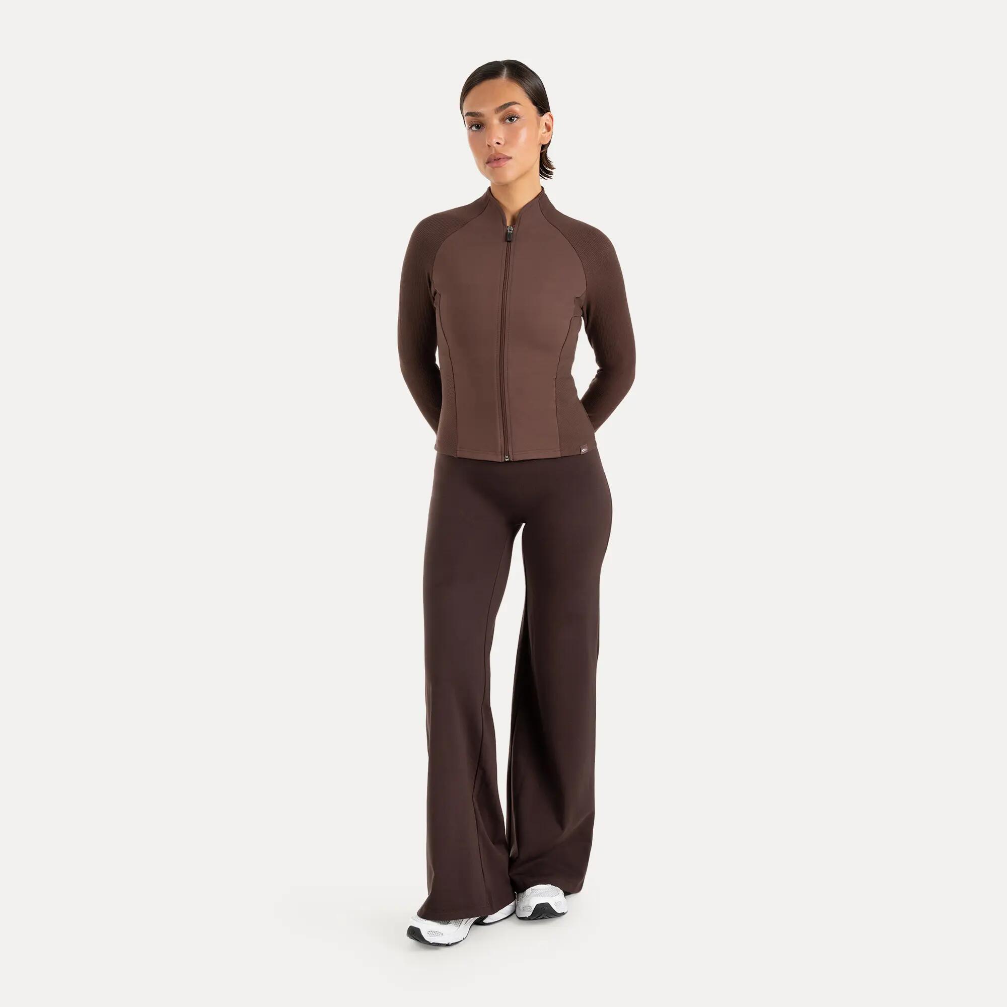 Damen Trainingsjacke Solvea Braun 4/6