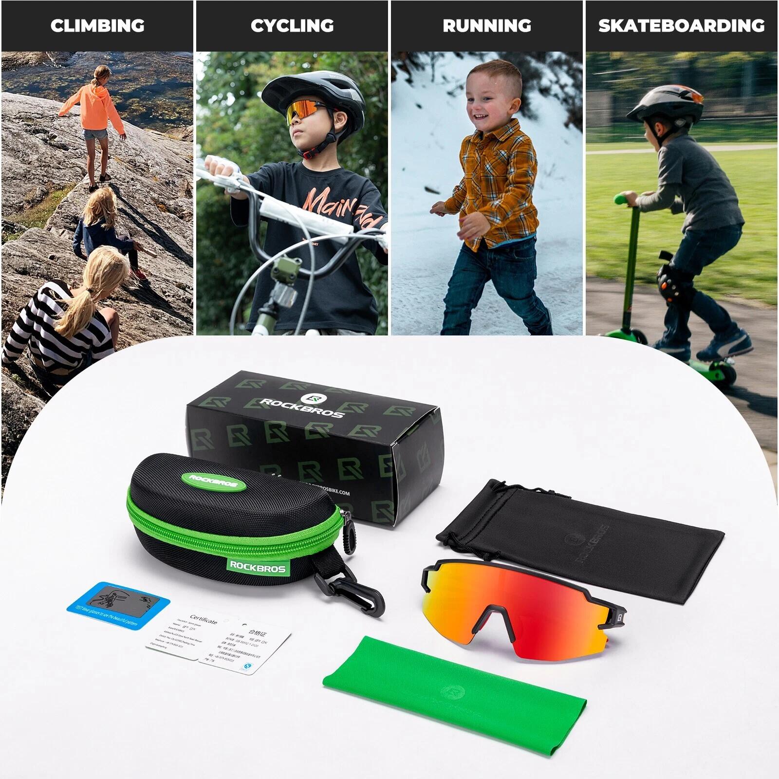 ROCKBROS Polarisierte Fahrradbrille für Kinder 5/6