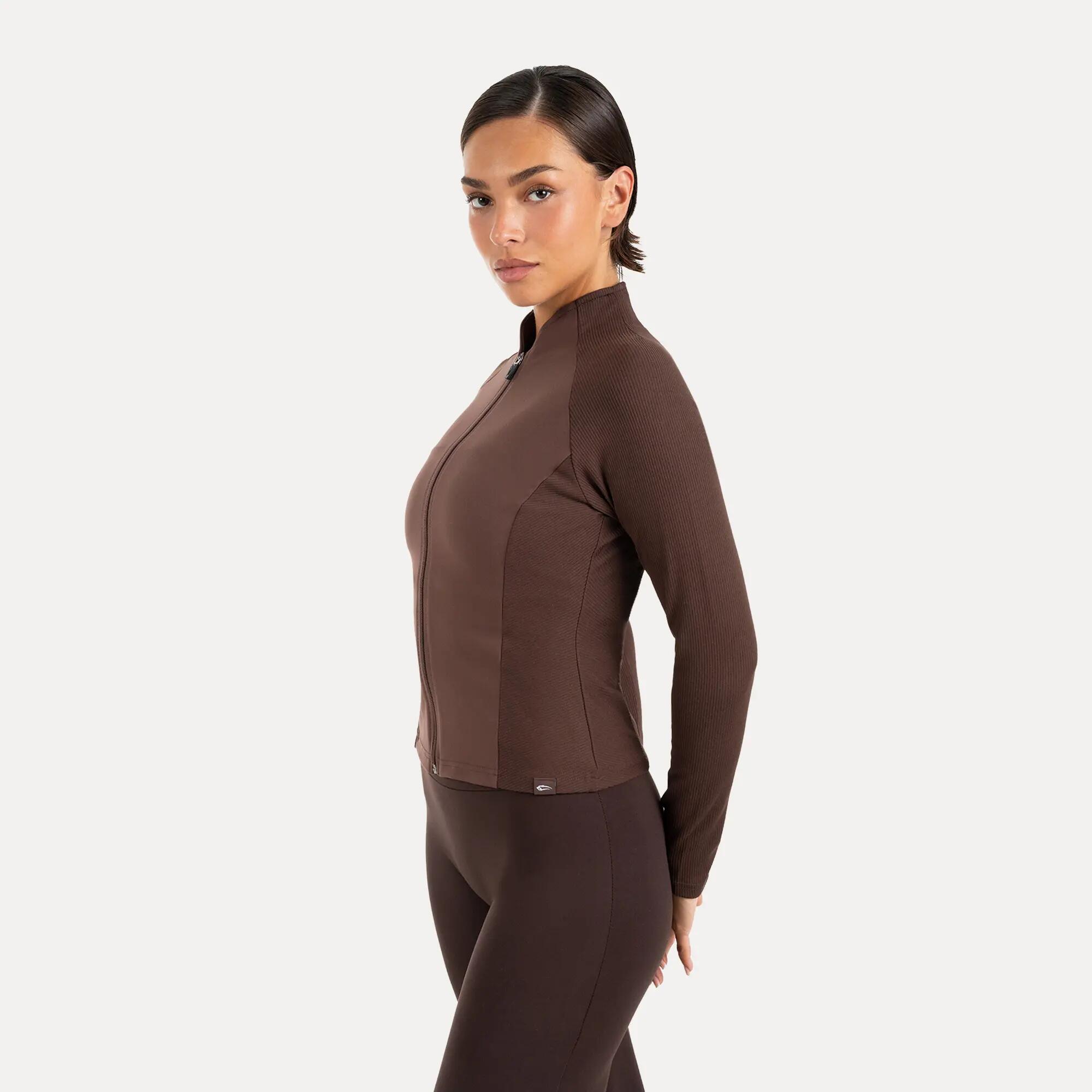 Damen Trainingsjacke Solvea Braun 2/6