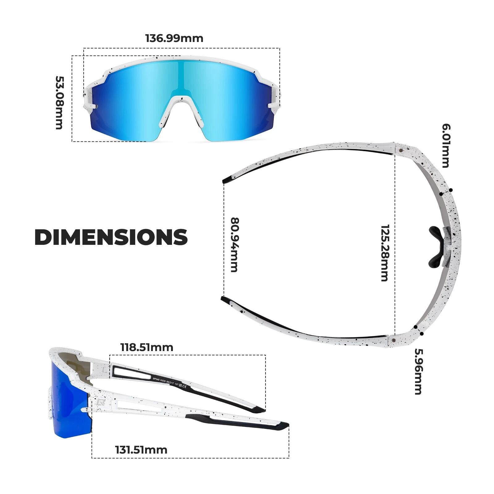 ROCKBROS Polarisierte Fahrradbrille für Kinder 4/6